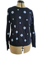 ESPRIT Strickpullover Gr. M Dunkelblau Blau gepunktet