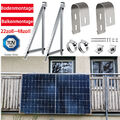 Balkonkraftwerk Balkon Geländer Solarhalterung Aufständerung  PV Modul Halterung