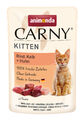 animonda Carny Kitten Rind Kalb + Huhn 12x 85 g Katzenfutter Nassfutter