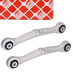 2x febi Querlenker für TESLA MODEL S (5YJS) X (5YJX) Hinterachse hinten oben