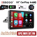 10.1" Autoradio Single 1 Din 4+64GB Apple Carplay Android 13 GPS NAVI Bluetooth