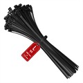 Kabelbinder Wiederverschließbar Wiederlösbar 300mm x 7,6mm schwarz UV 100 Stück