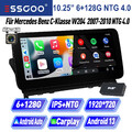 128G Android GPS Autoradio für Mercedes Benz C Klasse W204 S204 2007-2010 NTG4.0