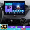 13.1" 2K Android14 Autoradio CarPlay Für Hyundai i10 II BA IA 2013-2019 GPS Navi