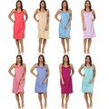 Damen Nachthemd Sleepshirt Nachtwäsche Sommer ohne Ärmel Gr. M L XL 2XL