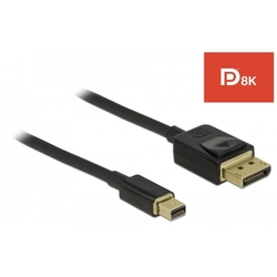DeLOCK Kabel miniDisplayPort (St) > DisplayPort (St) 8K 60Hz zertifiziert1 Meter