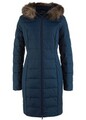 Stepp-Daunenmantel mit Stehkragen Gr. 50 Dunkelblau Damen-Mantel Parka Neu*