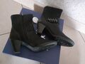 Caprice Stiefel Stiefeletten Damen Gr. 37,5 Leder NEU