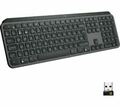 Logitech MX Keys Advanced Beleuchtete Wireless Tastatur Graphit UK QWERTY NEU
