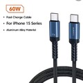 USB-C-C Kabel Typ-C Ladekabel 60W Schnellladekabel 2m für Samsung iPhone 15 16
