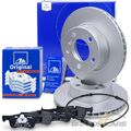 ATE BREMSSCHEIBEN +BELÄGE +KONTAKT VORNE FÜR BMW 1-ER F20 F21 2-ER F22 F87 F23