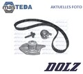 KD003 ZAHNRIEMEN-SATZ KIT SET + WASSERPUMPE DOLZ FÜR RENAULT KANGOO,MEGANE II