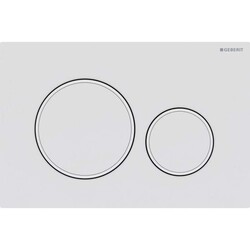 Geberit Sigma20 Betätigungsplatte für 2-Mengen-Spülung, 115.882.01.1, Farbe: