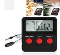 THERMOMETER HYGROMETER MIT FERNFÜHLER INNEN/AUSSEN FÜR TERRARIUM MIN MAX DIGITAL