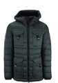 PEUTEREY HERREN JACKE MIT KAPUZE TIPEKA CJ01 PEU5216 GRÜN DAUNEN £569,00