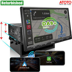 ATOTO DAB+ 10" Autoradio GPS Navi 1 DIN Radio DAB Wireless CarPlay&Android-Auto