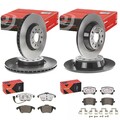 brembo BREMSSCHEIBEN + XTRA BELÄGE passend für VW SHARAN 7N + SEAT ALHAMBRA