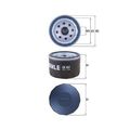 1x Ölfilter MAHLE OC 467 passend für ALFA ROMEO CHRYSLER CITROËN FIAT FORD