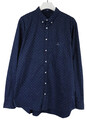 GANT Tech Prep Hemd Herren 3XL Marineblau Button-Down-Tasche Logo