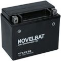 AGM Motorradbatterie YTX12-BS Novelbat 51012LF GTX12-BS FTX12-BS