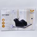 United Pets Cat View – Katzenbett mit Saugnäpfen für das Fenster, Grau, 37 x 47 