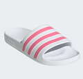Adidas Adilette Aqua weiß rosa Badelatschen Pantolette Slipper Schlappen GZ5237