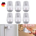 6x Thermostatkopf Heizkörper Regler Thermostat Heizkörperventil Kühlerthermostat