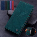 Handyhülle für Samsung Galaxy S25 S24 S23 FE S22 Plus Leder Tasche Wallet Case