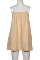 ZARA Kleid Damen Dress Damenkleid Gr. S Leinen Baumwolle Beige #1n0g1ub