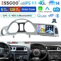Für Audi A6 C6 4F MMI 2G 2005-2009 CarPlay 6+128G Android 14 Autoradio GPS Navi