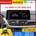 12,3" Android 14 Autoradio 4G LTE GPS Navi WiFi Carplay für BMW X1 E84 2009-2015
