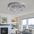 Deckenlampe Moderne LED Kristall Deckenleuchte kaltweiß Kristall Kronleuchter