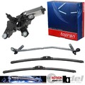 WISCHERGESTÄNGE+MOTOR+BOSCH WISCHBLATT VORNE passend für AUDI A4 B6/7 AB BJ 2003