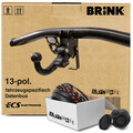 Für VW T5 09- Kasten/Bus Brink Anhängerkupplung abnehmbar & 13poliger E-Satz Kit