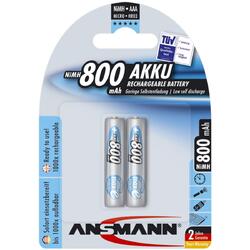 NiMH Akku maxE, Micro (AAA) 800 mAh, 4er Blister ANSMANN 5035042 (4013674350421)