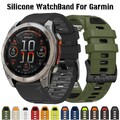 Für Garmin Fenix 3 HR 6 6X Pro 5 5X Plus 7 7X 8 Quick Fit Sport Silikon Armband
