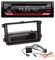 JVC CD DAB USB Bluetooth MP3 Autoradio für Skoda Fabia Octavia Rapid Roomster