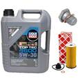 Motoröl Set 5W-30 5 Liter + Ölfilter + Ölablassschraube für BMW X1 2er Mini One 