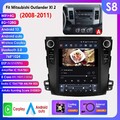 9.7'' Android 13 Autoradio Für Mitsubishi Outlander 08-11 GPS CarPlay NAVI 128GB