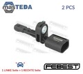 23606-016 ABS SENSOR DREHZAHLFÜHLER HINTEN FEBEST 2PCS FÜR AUDI A3,8VF,8VM,8VE