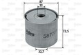 VALEO Kraftstofffilter 587701 für ALFA ROMEO AUDI AUSTIN BEDFORD CITROËN