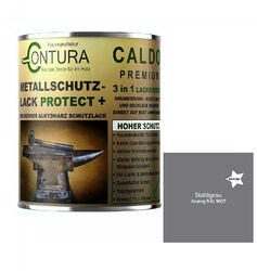 Rostschutzfarbe Metallschutzlack RAL Metall Lack Farbe 3 in 1 Grundierung Rost