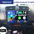 DAB 64G Android14 KAM CarPlay Autoradio GPS Nav Für Mitsubishi Mirage Space Star