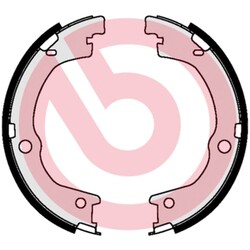 ORIGINAL® Brembo Bremsbackensatz, Feststellbremse Hinten für Kia SORENTO I