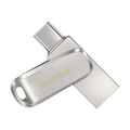 SanDisk Ultra Dual Drive Luxe 128GB Silber - USB-Stick, Typ-C/Typ-A 3.0