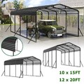 Metal Carport Campingzelt Garagenzelt Lagerzelt Auto-Unterstand Für Boote Weide