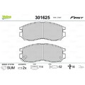 1x Bremsbelagsatz, Scheibenbremse VALEO 301625 passend für MITSUBISHI HYUNDAI