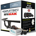 Für FIAT Doblo II Typ 263 Anhängerkupplung starr +eSatz 13pol 09-23 NEU
