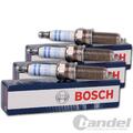 3x BOSCH ZÜNDKERZE Super plus FR7HC+ für VW POLO 9N,6R LUPO GOLF V FABIA IBIZA 4