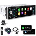 5" 1DIN Autoradio Apple Carplay Android Auto USB AUX IN FM BT SD TF MP5 + Kamera